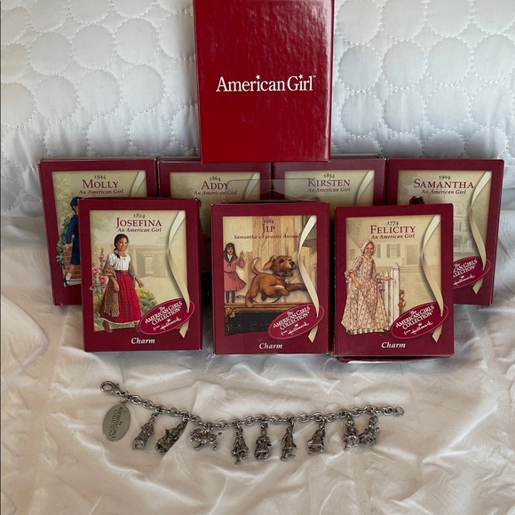 Vintage 2003 American Girl charm bracelet